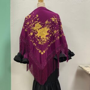 MANTÓN MORADO LOW COST