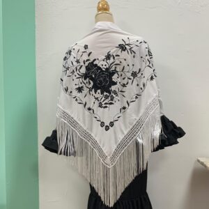 MANTÓN BLANCO LOW COST