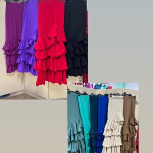 FALDAS 4 VOLANTES ELASTICAS