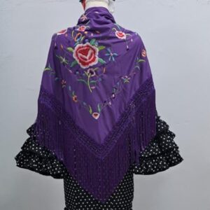 MANTÓN MORADO LOW COST