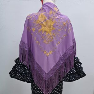 MANTÓN LILA LOW COST