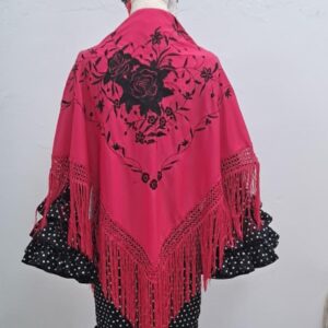 MANTÓN FUCSIA LOW COST