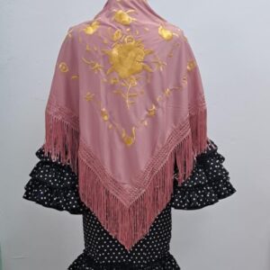 MANTÓN ROSA BEBE LOW COST