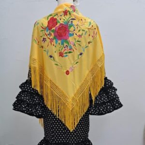 MANTÓN AMARILLO LOW COST