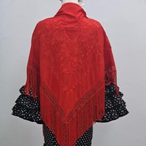 MANTÓN ROJO LOW COST