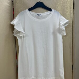 Camiseta básica blanca de algodón