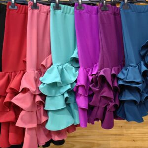 FALDA 4 VOLANTES NIÑAS