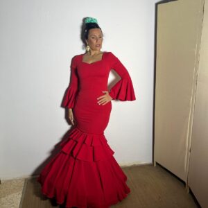 VESTIDO 3 VOLANTES SIMPLE