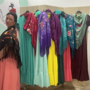 CONJUNTO BATAS FLOR +MANTON+FLOR... OFERTA !!!!