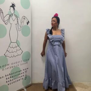 Bata vichy azul tirantes