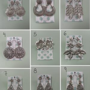 PENDIENTES COLOR PLATA