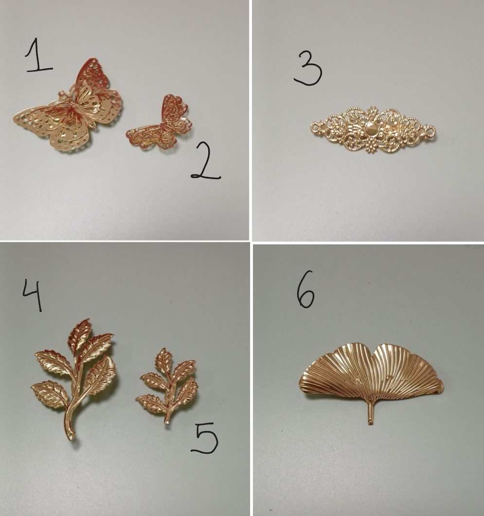 BROCHES COLOR ORO