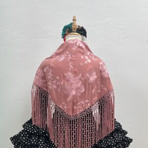 MANTÓN ROSA MAQUILLAJE