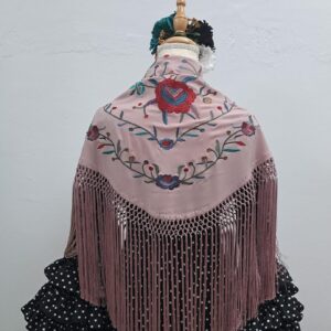 MANTÓN ROSA PALO
