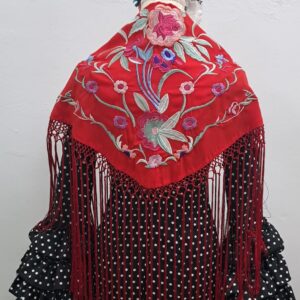 MANTÓN ROJO