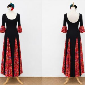 Vestido baile combinado